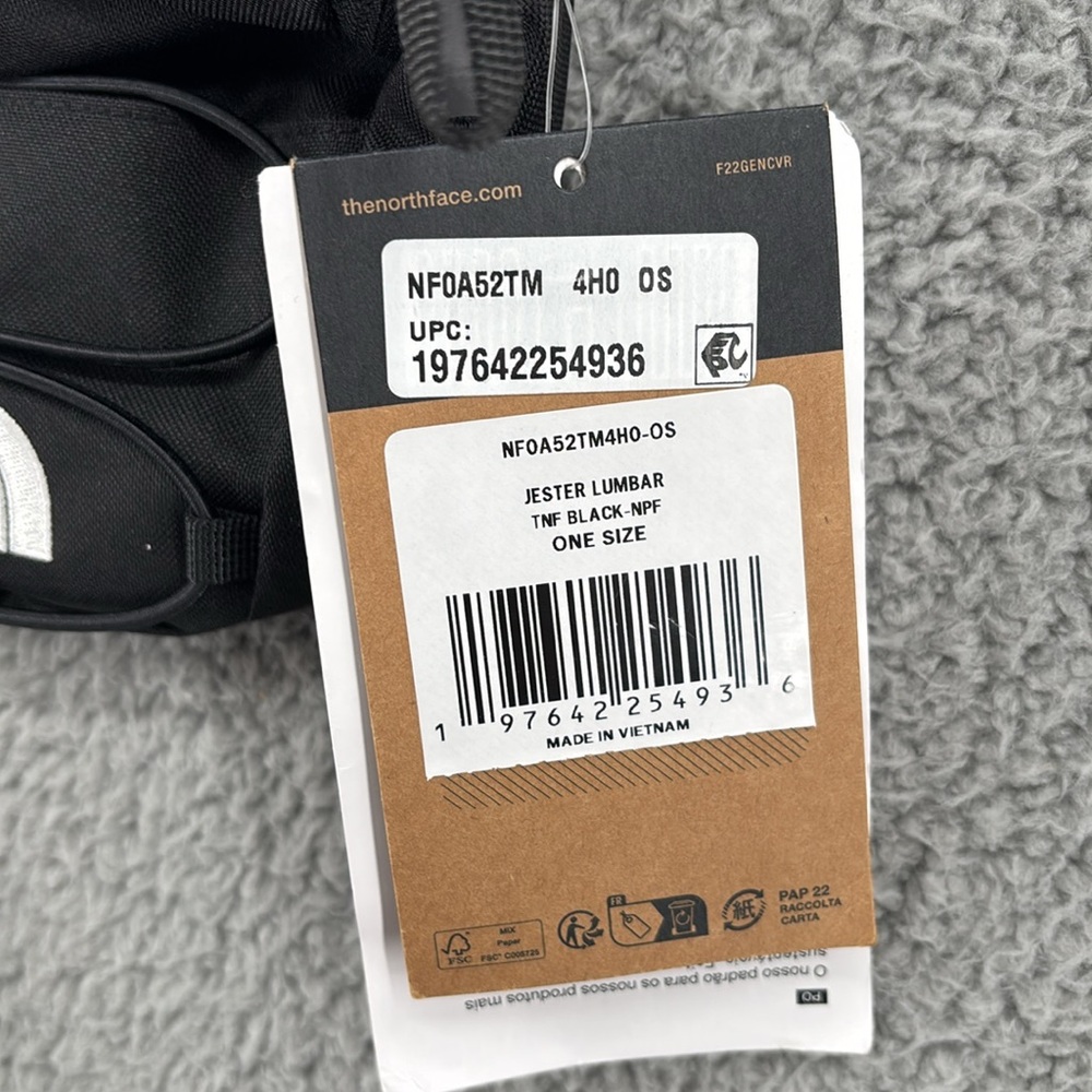 The North Face Jester Lumbar‎ Black Waist Pack NWT - Picture 4 of 5